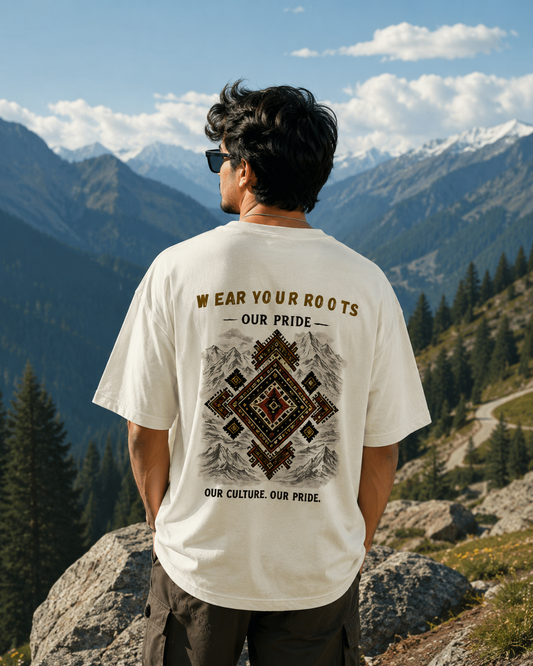 Himachal (Chamba) Heritage Oversized T-Shirt | Premium 240 GSM Cotton | Unisex