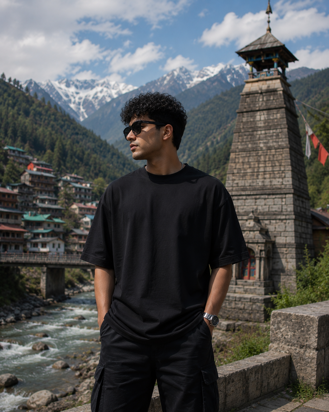 चम्बा – देवों की धरती | Premium Oversized T-Shirt | 240 GSM Cotton | Unisex