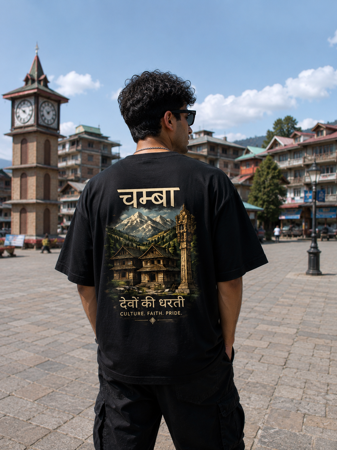 चम्बा – देवों की धरती | Premium Oversized T-Shirt | 240 GSM Cotton | Unisex