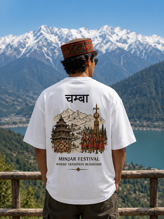 Chamba – Roots of Devbhoomi | Premium Oversized T-Shirt | 240 GSM Cotton | Unisex