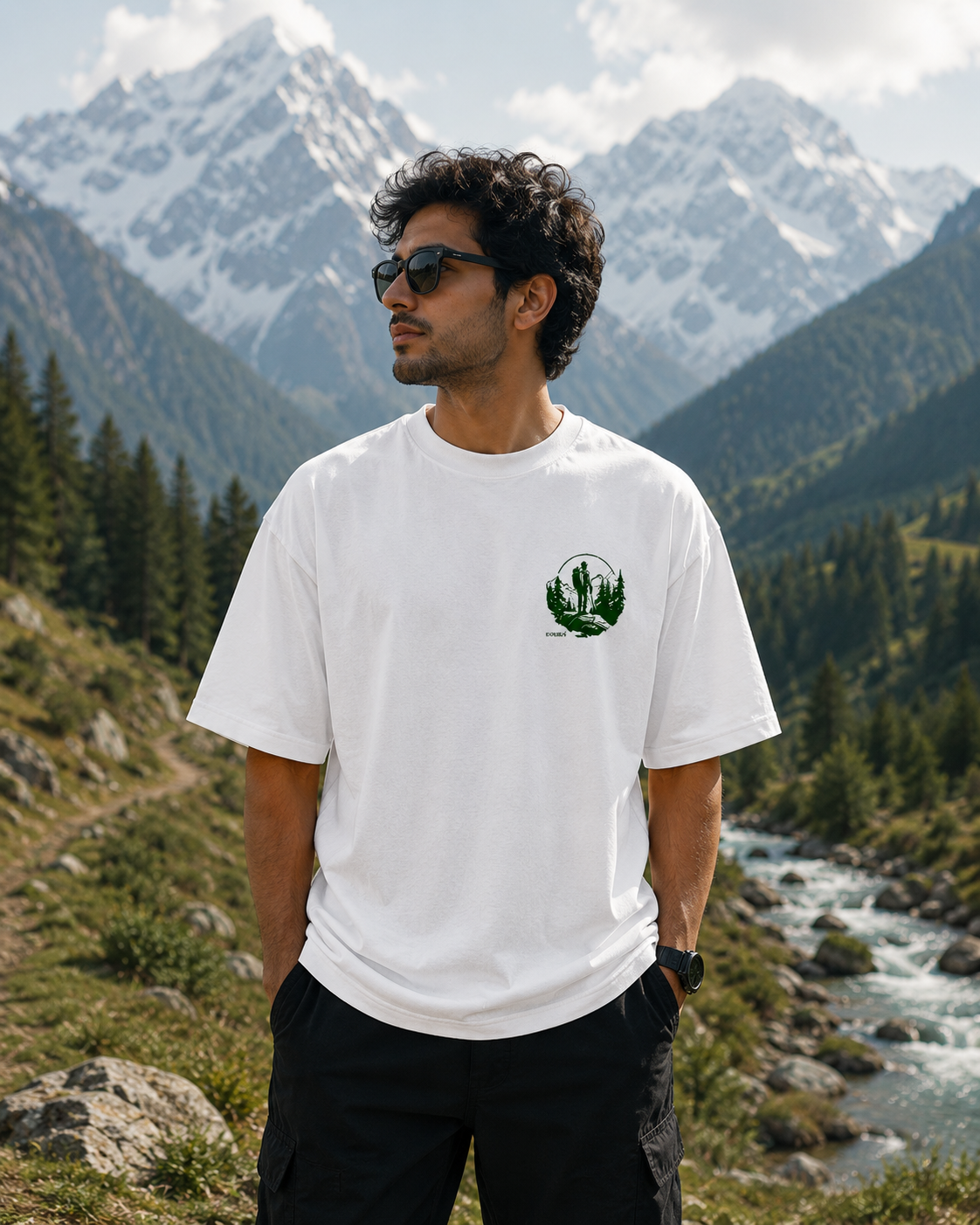 Explore More Hiking Oversized T-Shirt | 240 GSM Premium Cotton | Unisex