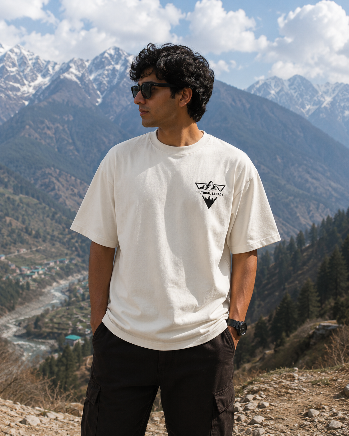 Minjar Festival Heritage Oversized Graphic T-Shirt | Premium 240 GSM Cotton