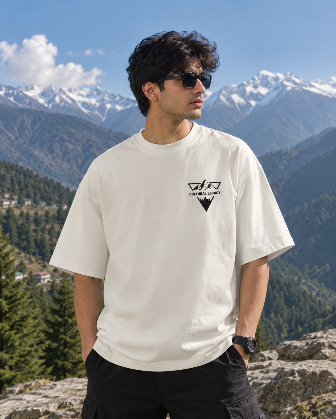 Bharmour Heritage Oversized Graphic T-Shirt | We Wear Our Culture With Pride