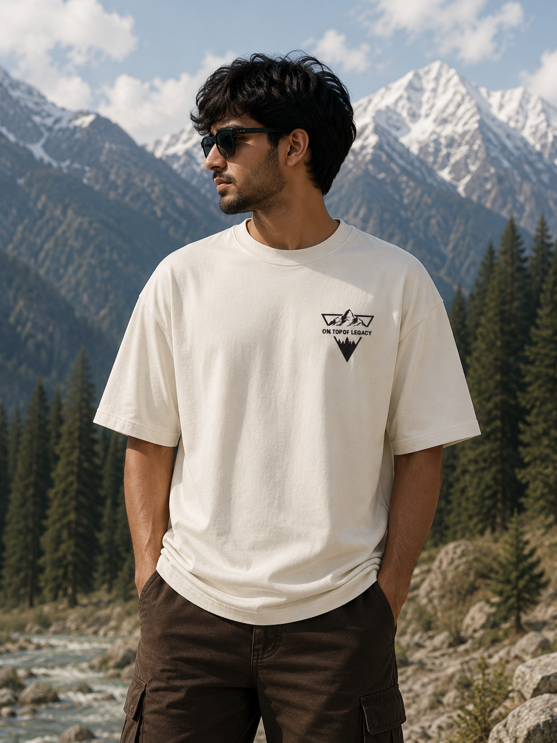 Warriors Oversized Graphic T-Shirt | 240 GSM Premium Cotton Unisex Tee