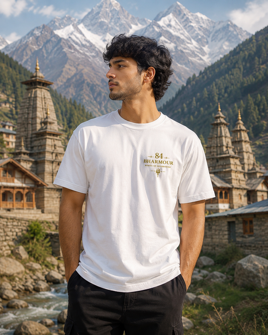 84 Bharmour Sacred Geometry Regular Fit T-Shirt | Roots of Devbhoomi Collection