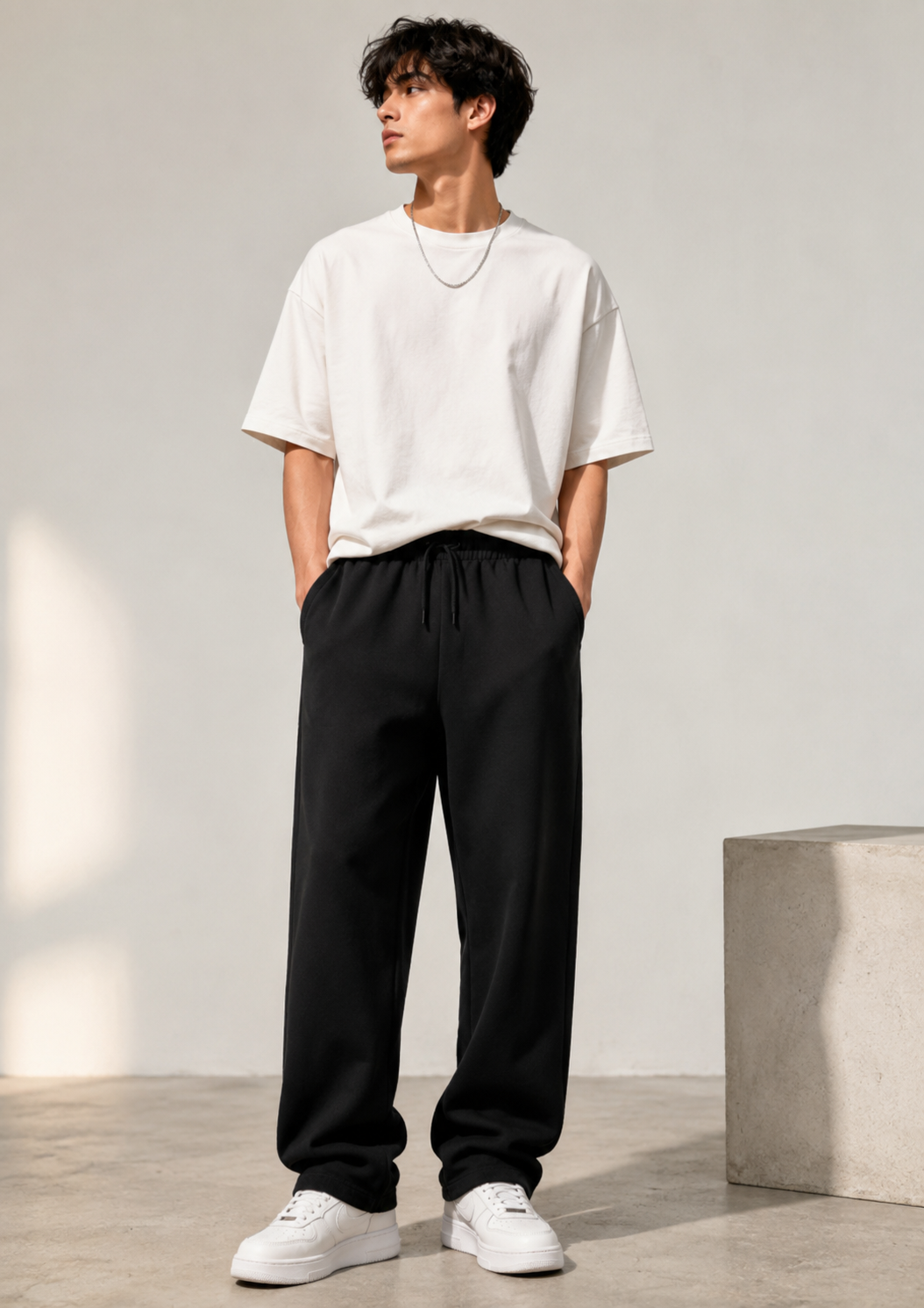 OPSHOPI Premium Unisex Terry Sweatpants – Relaxed Fit | 260 GSM